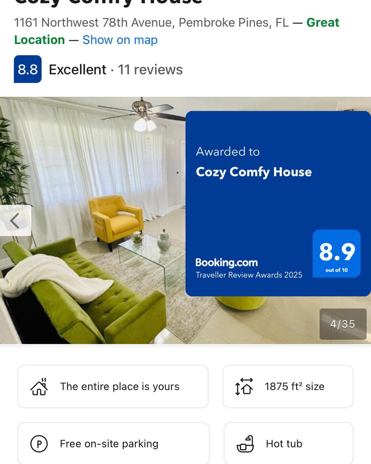 Cozy Comfy House Villa Pembroke Pines Eksteriør billede
